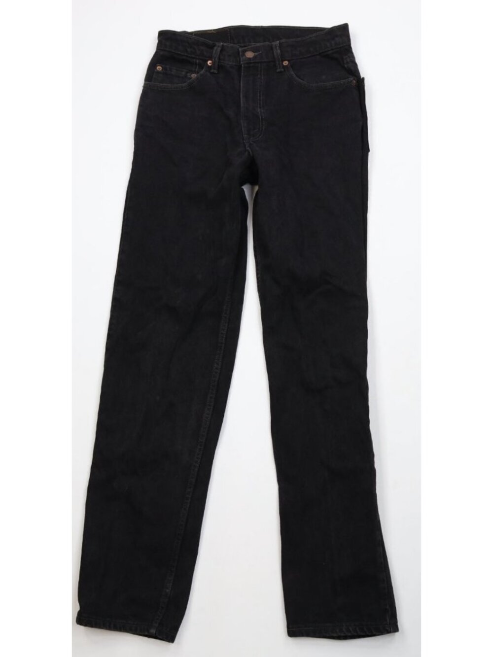Vintage 90s Levis 550 Mens 30x34 Faded Relaxed Fit Denim Jeans Black Cotton